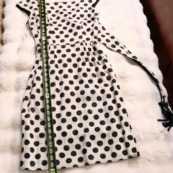 Vintage 1950's Polka Dot Mini Dress, Size 8, RARE FIND - Picture 6 of 8